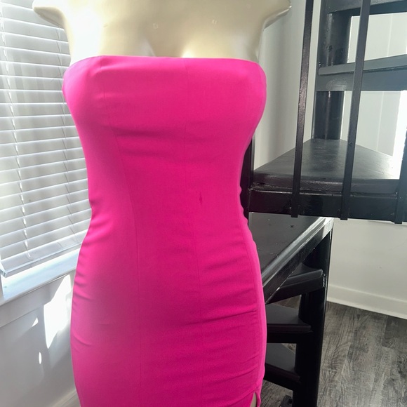 Jay Godfrey Oliver Gown Strapless Fuscia Pink Women’s Size 0 - Picture 7 of 7